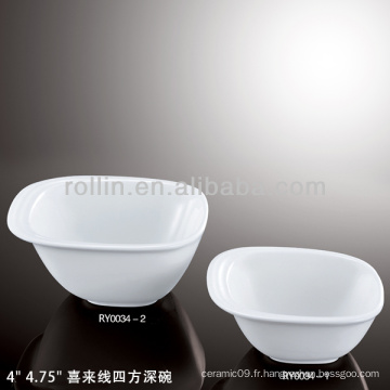 Coupe de porcelaine en carré de qualité chinoise de bonne qualité de style japonais